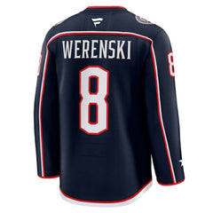 Zach Werenski Columbus Blue Jackets Fanatics Home Premium Jersey - Navy Jerseys