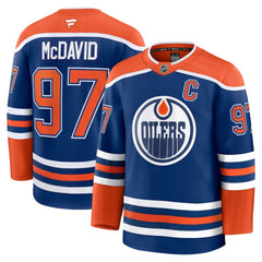 Connor McDavid Edmonton Oilers Fanatics Home Premium Jersey - Royal Jerseys