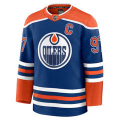 Connor McDavid Edmonton Oilers Fanatics Home Premium Jersey - Royal Jerseys