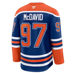 Connor McDavid Edmonton Oilers Fanatics Home Premium Jersey - Royal Jerseys