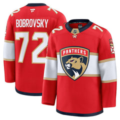 Sergei Bobrovsky Florida Panthers Fanatics Premium Jersey - Red Jerseys