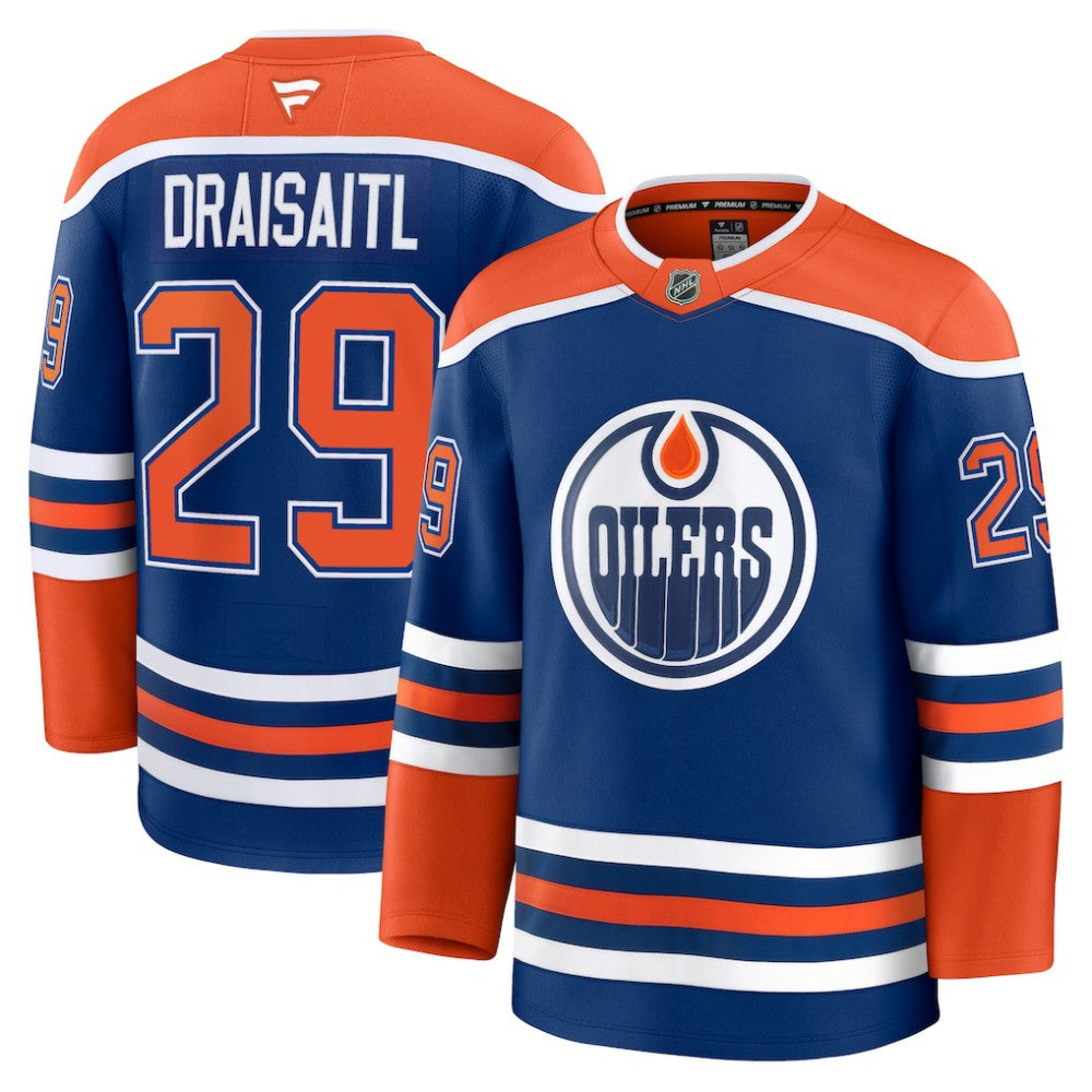 Leon Draisaitl Edmonton Oilers Fanatics Home Premium Jersey - Royal Jerseys