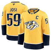 Roman Josi Nashville Predators Fanatics Home Premium Jersey - Yellow Jerseys
