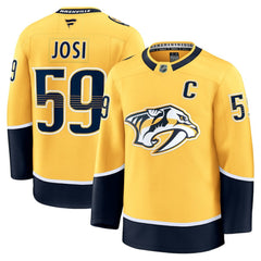 Roman Josi Nashville Predators Fanatics Home Premium Jersey - Yellow Jerseys