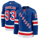 Mika Zibanejad New York Rangers Fanatics Home Premium Jersey - Blue Jerseys