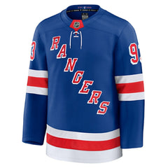 Mika Zibanejad New York Rangers Fanatics Home Premium Jersey - Blue Jerseys