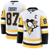 Sidney Crosby Pittsburgh Penguins Fanatics Away Premium Jersey - White Jerseys