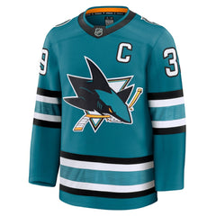Logan Couture San Jose Sharks Fanatics Home Premium Jersey - Teal Jerseys