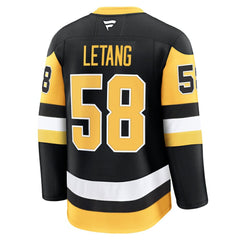 Kris Letang Pittsburgh Penguins Fanatics Home Premium Jersey - Black Jerseys