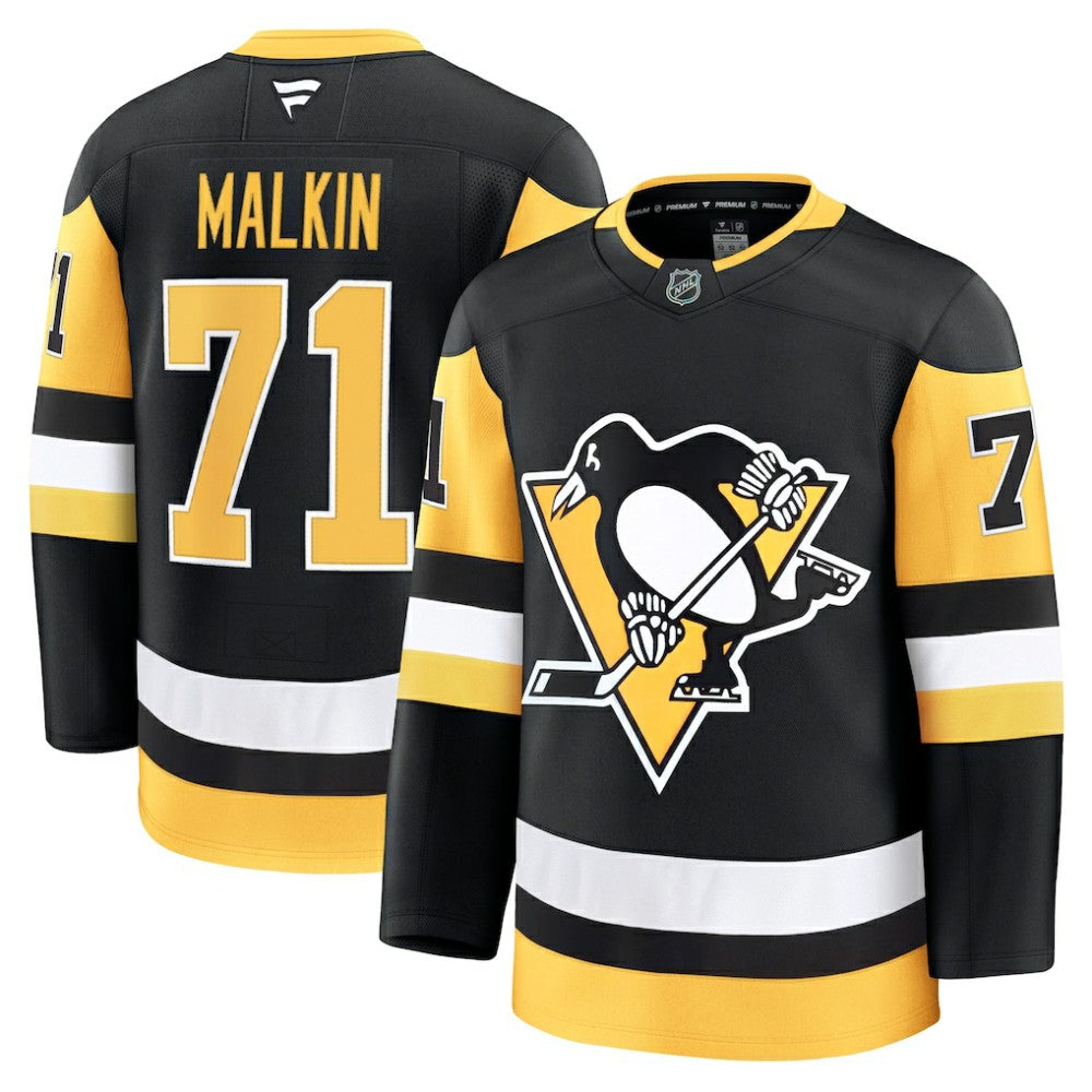 Evgeni Malkin Pittsburgh Penguins Fanatics Home Premium Jersey - Black Jerseys