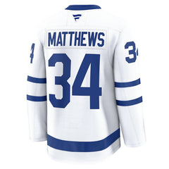 Auston Matthews Toronto Maple Leafs Fanatics Away Premium Jersey - White Jerseys