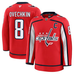Alexander Ovechkin Washington Capitals Fanatics Home Premium Jersey - Red Jerseys