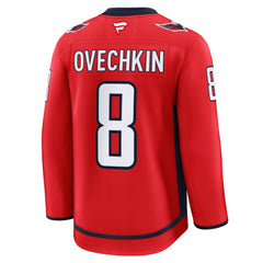 Alexander Ovechkin Washington Capitals Fanatics Home Premium Jersey - Red Jerseys