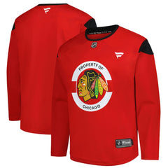 Chicago Blackhawks Fanatics Practice Jersey - Red Jerseys
