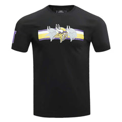 Minnesota Vikings Pro Standard Retro Striper T-Shirt - Black for sale