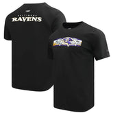 Baltimore Ravens Pro Standard Retro Striper T-Shirt - Black for sale