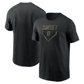 Detroit Tigers Camo T-Shirt Black
