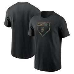 Detroit Tigers Camo T-Shirt Black