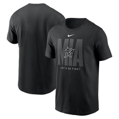 Miami Marlins Fashion Local T-Shirt Black