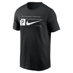 Pittsburgh Pirates Fashion Graphic Swoosh T-Shirt Black