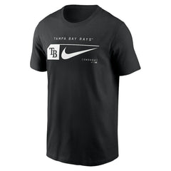 Tampa Bay Rays Fashion Graphic Swoosh T-Shirt Black