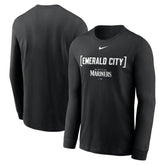 Seattle Mariners Local Nickname Long Sleeve T-Shirt Black