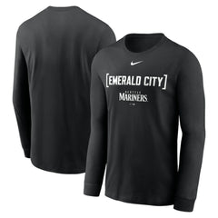 Seattle Mariners Local Nickname Long Sleeve T-Shirt Black