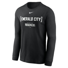 Seattle Mariners Local Nickname Long Sleeve T-Shirt Black