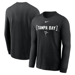 Tampa Bay Rays Local Nickname Long Sleeve T-Shirt Black
