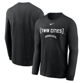 Minnesota Twins Local Nickname Long Sleeve T-Shirt Black