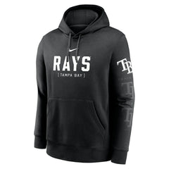 Tampa Bay Rays Fashion Club Pullover Hoodie Black