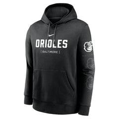 Baltimore Orioles Fashion Club Pullover Hoodie Black