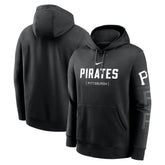 Pittsburgh Pirates Fashion Club Pullover Hoodie Black