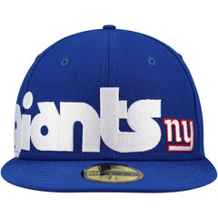 New York Giants New Era Checkered Undervisor 59FIFTY Fitted Hat - Royal cheap