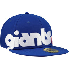 New York Giants New Era Checkered Undervisor 59FIFTY Fitted Hat - Royal cheap