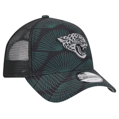 Jacksonville Jaguars New Era Agave Trucker 9FORTY Adjustable Hat - Black cheap