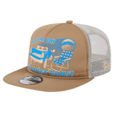 Los Angeles Chargers New Era Meet Me 9FIFTY Snapback Hat - Tan discount