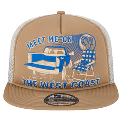 Los Angeles Rams New Era Meet Me 9FIFTY Snapback Hat - Tan on sale