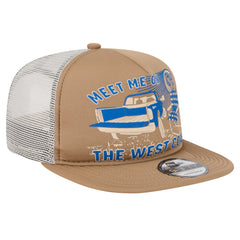 Los Angeles Rams New Era Meet Me 9FIFTY Snapback Hat - Tan on sale