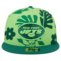 New York Jets New Era Leafy 9FIFTY Snapback Hat - Light Green on sale