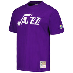 Utah Jazz Hardwood Classics Nights Premium T-Shirt - Purple discount