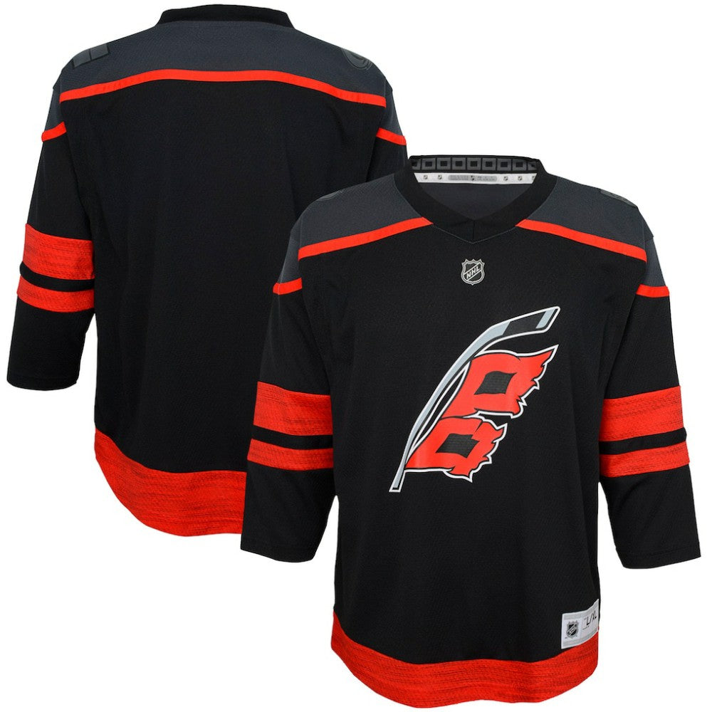 Carolina Hurricanes Youth Home Premier Jersey - Black Jerseys