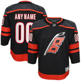 Carolina Hurricanes Youth Home Premier Custom Jersey - Black Jerseys