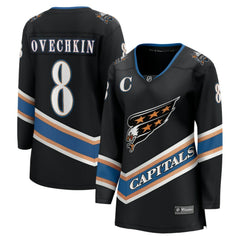 Alexander Ovechkin Washington Capitals Fanatics Women's 50th Anniversary Breakaway Jersey - Black Jerseys