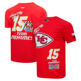 Patrick Mahomes Kansas City Chiefs Pro Standard Fast Lane Name & Number Player T-Shirt - Red on sale