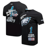 Jalen Hurts Philadelphia Eagles Pro Standard Fast Lane Name & Number Player T-Shirt - Black cheap