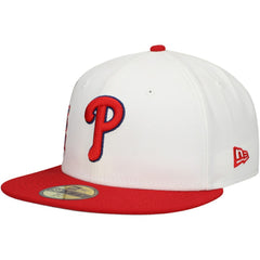 Philadelphia Phillies Major Sidepatch 59FIFTY Fitted Hat White/Red