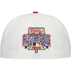 Philadelphia Phillies Major Sidepatch 59FIFTY Fitted Hat White/Red