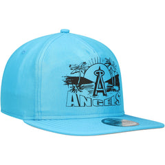Los Angeles Angels Neon Golfer Snapback Hat Blue
