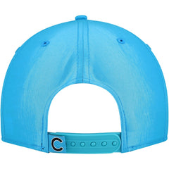 Chicago Cubs Neon Golfer Snapback Hat Blue